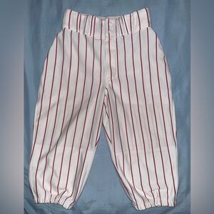 Champion adult sport in red pin stripe. Size - small.